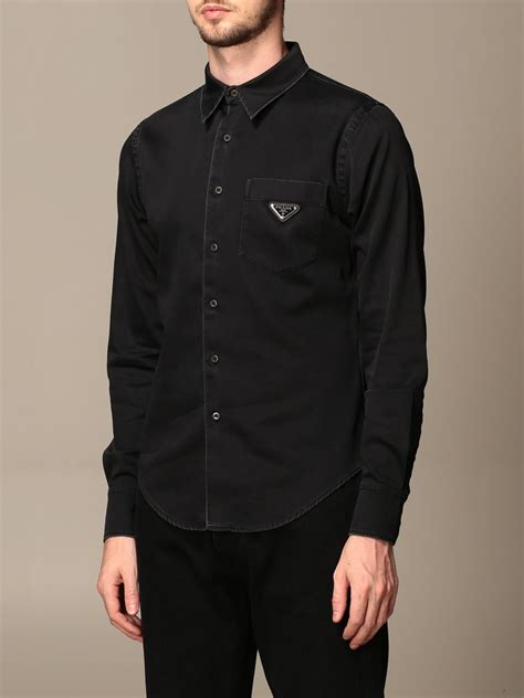 mens prada dress shirts|prada cettire men's shirt.